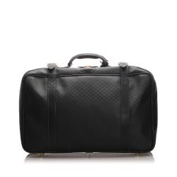 Gucci Black Micro Guccissima Canvas Travel Bag