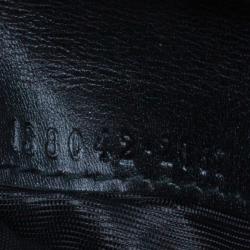 Gucci Black Leather Guccissima Web Bi-Fold Wallet