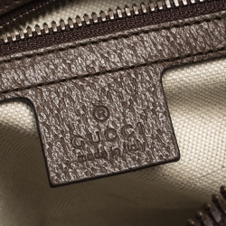 Gucci Beige/Brown GG Canvas and Leather Ophidia Belt Bag