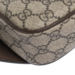 Gucci Beige/Brown GG Canvas and Leather Ophidia Belt Bag