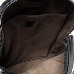 Gucci Beige/Black GG Supreme Canvas and Leather Eden Backpack