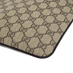 Gucci Beige/Brown GG Supreme Canvas and Leather Crossbody Bag
