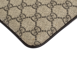 Gucci Beige/Brown GG Supreme Canvas and Leather Crossbody Bag