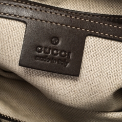 Gucci Beige/Brown GG Supreme Canvas and Leather Crossbody Bag