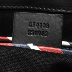 Gucci Black GG Supreme Coated Canvas and Leather Night Courrier Messenger Bag