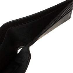Gucci Black Leather Kingsnake Bifold Wallet