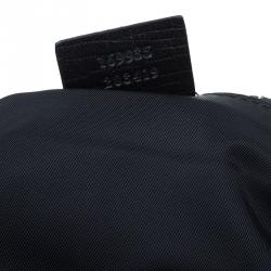 Gucci Black GG Coated Canvas Messenger Bag
