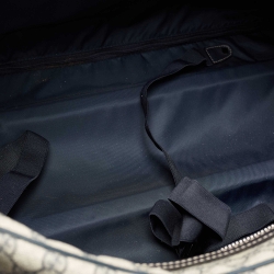Gucci Blue/Beige GG Supreme Canvas Trolley Duffle Bag
