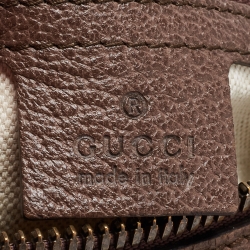 Gucci Brown/Beige GG Supreme Canvas and Leather Neo Vintage Web Duffle Bag