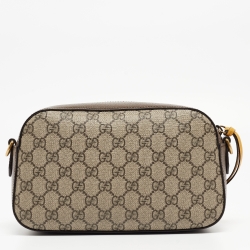 Gucci Brown/Beige GG Supreme Canvas Neo Vintage Messenger Bag