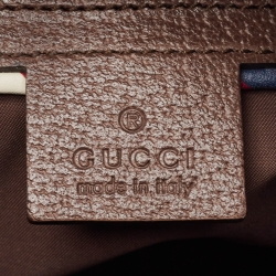Gucci Beige/Brown GG Supreme Canvas Courrier Drawstring Backpack