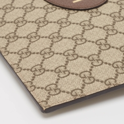 Gucci Beige GG Supreme Canvas Neo Vintage Pouch