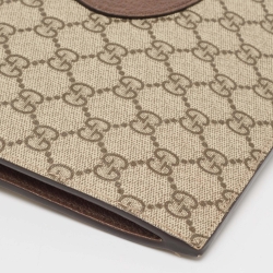 Gucci Beige GG Supreme Canvas Neo Vintage Pouch