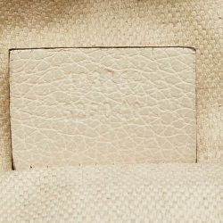 Gucci Off White Leather Logo Web Belt Bag