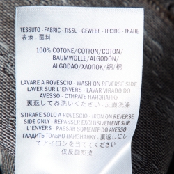 Pre Owned Gucci Brown GG Monogram Cotton Knit Slim Fit Polo T-Shirt M