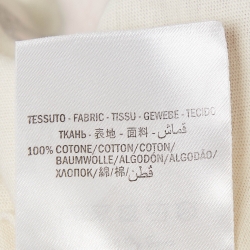 Gucci Cream Tiger Printed Jersey Crewneck T-Shirt S