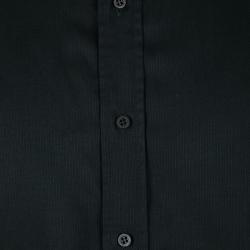 Gucci Dark Green Cotton Long Sleeve Button Front Shirt XXXL