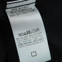 Gucci Dark Green Cotton Long Sleeve Button Front Shirt XXXL