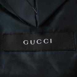 Gucci Teal Blue Regular Fit Corduroy Blazer M