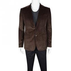 Gucci Brown Regular Fit Corduroy Blazer M