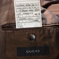 Gucci Brown Regular Fit Corduroy Blazer M