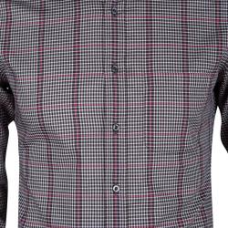 Gucci Multicolor Plaid Cotton Long Sleeve Button Down Shirt S