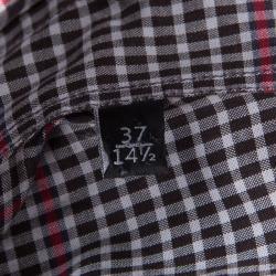 Gucci Multicolor Plaid Cotton Long Sleeve Button Down Shirt S