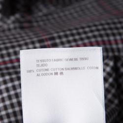 Gucci Multicolor Plaid Cotton Long Sleeve Button Down Shirt S