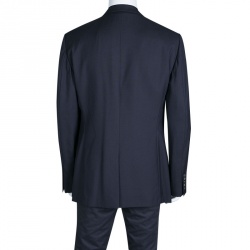 Gucci Navy Blue Tailored Two Button Wool Blazer XXL  