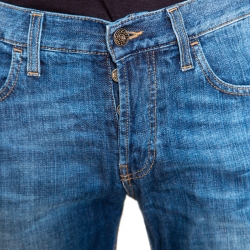 Gucci Indigo Faded Effect Regular Fit Denim Jeans S