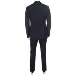 Gucci Navy Blue Wool Tailored Suit M