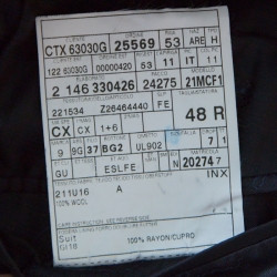 Gucci Navy Blue Wool Tailored Suit M