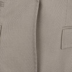 مملوكة مسبقًا Gucci Beige Cotton Blazer L