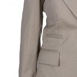 مملوكة مسبقًا Gucci Beige Cotton Blazer L