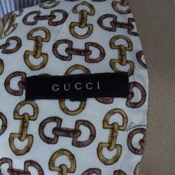 مملوكة مسبقًا Gucci Beige Cotton Blazer L