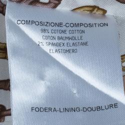 مملوكة مسبقًا Gucci Beige Cotton Blazer L