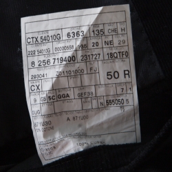 Gucci Black Cotton Patch Pocket Detail Tailored Corduroy Blazer L