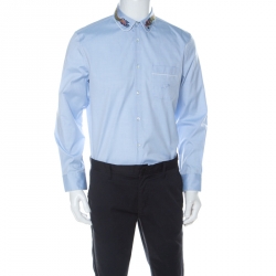 Louis Vuitton Embroidered Oxford Men Shirt