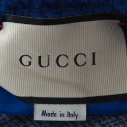 Gucci Blue Perforated  Magnetismo Net Shorts M 