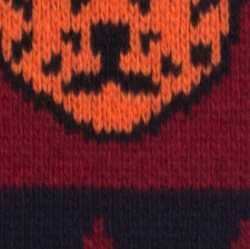 Gucci Red Wool Tiger Snake Striped Sweater S