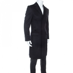 Gucci Midnight Blue Wool Long Coat XS