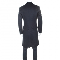 Gucci Midnight Blue Wool Long Coat XS