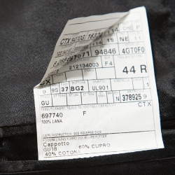 Gucci Midnight Blue Wool Long Coat XS