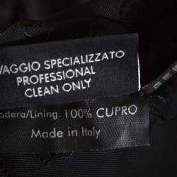 Gucci Black Leather Blazer XL
