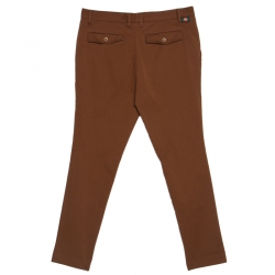 Gucci Brown Stretch Cotton Web Detail Riding Trousers L