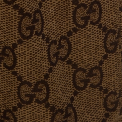 Gucci Brown Monogram Jersey Contrast Trim Detail Track Pants M