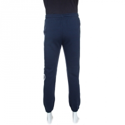 Gucci Navy Blue NY Yankees Patched Cotton Jogger Pants M
