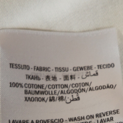 Pre Owned Gucci Off White Logo Mask Print Cotton Oversized T-Shirt XS