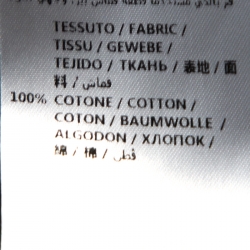 Pre Owned قميص غوتشي أكمام طويلة تفاصيل أبليك نحلة قطن أزرق ميدنايت XL