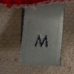 Pre Owned Gucci Red Technical Jersey Contrast Logo Tape Detail Track Pants M